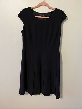 Anne Klein  Fit and flare Black Dress   LBD.  Retro Classic